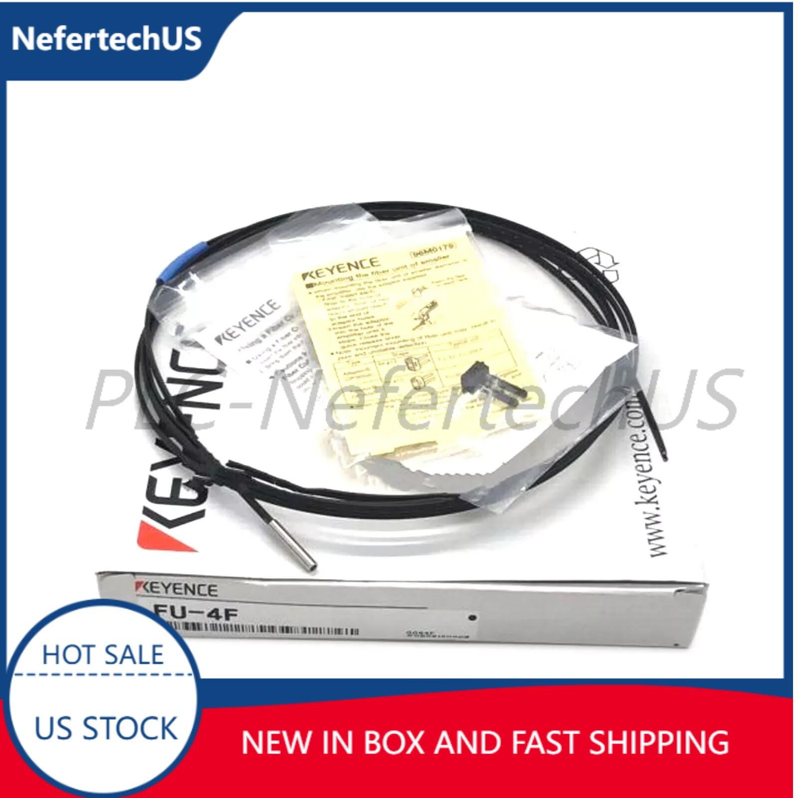 KEYENCE FU-4F Digital Fiber Optic Sensor FU4F New Free Shipping