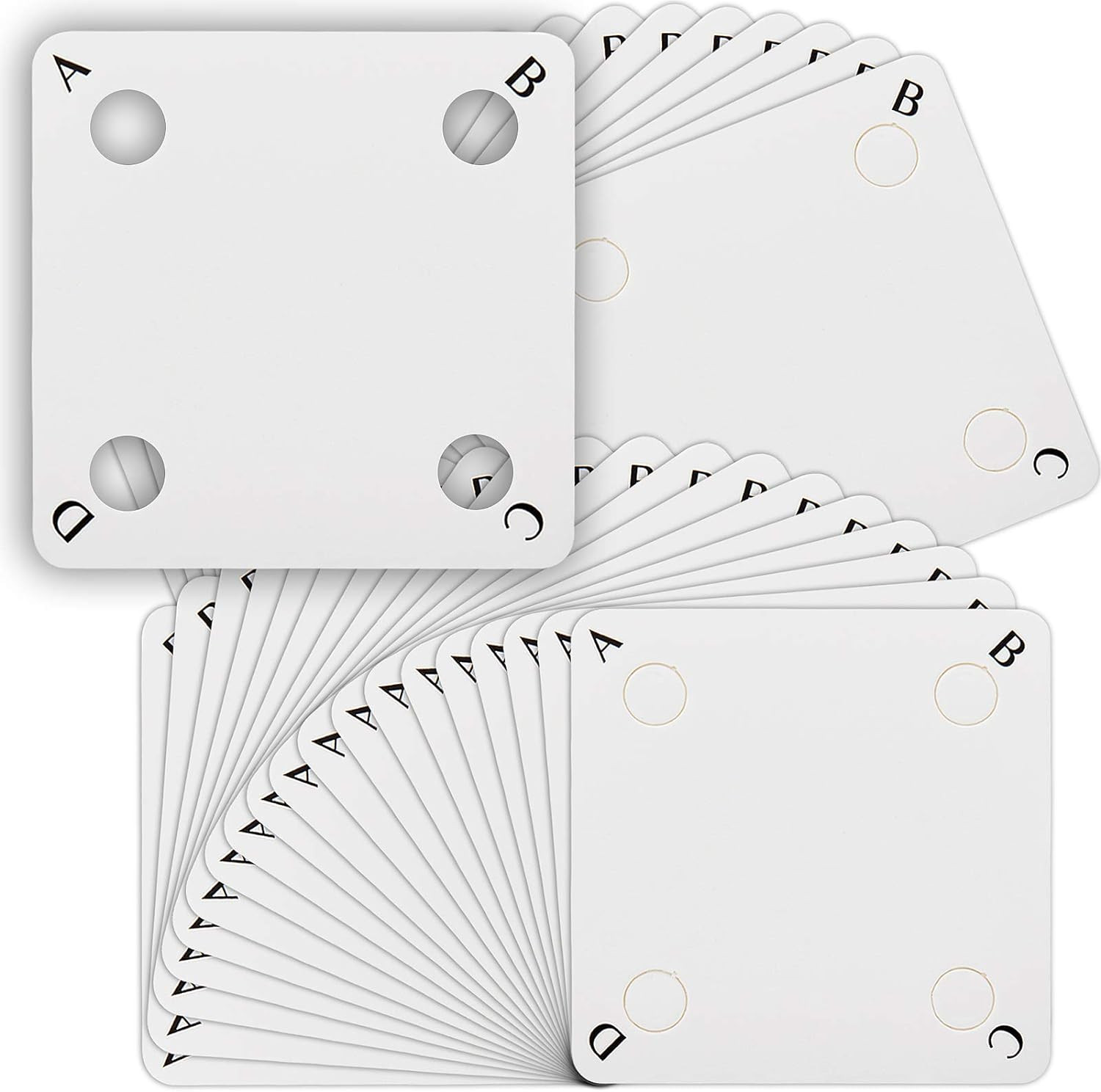 50 Pieces Weaving Cards Tablet Weaving Card Paper Loom Cards for Loom or Inkl...
