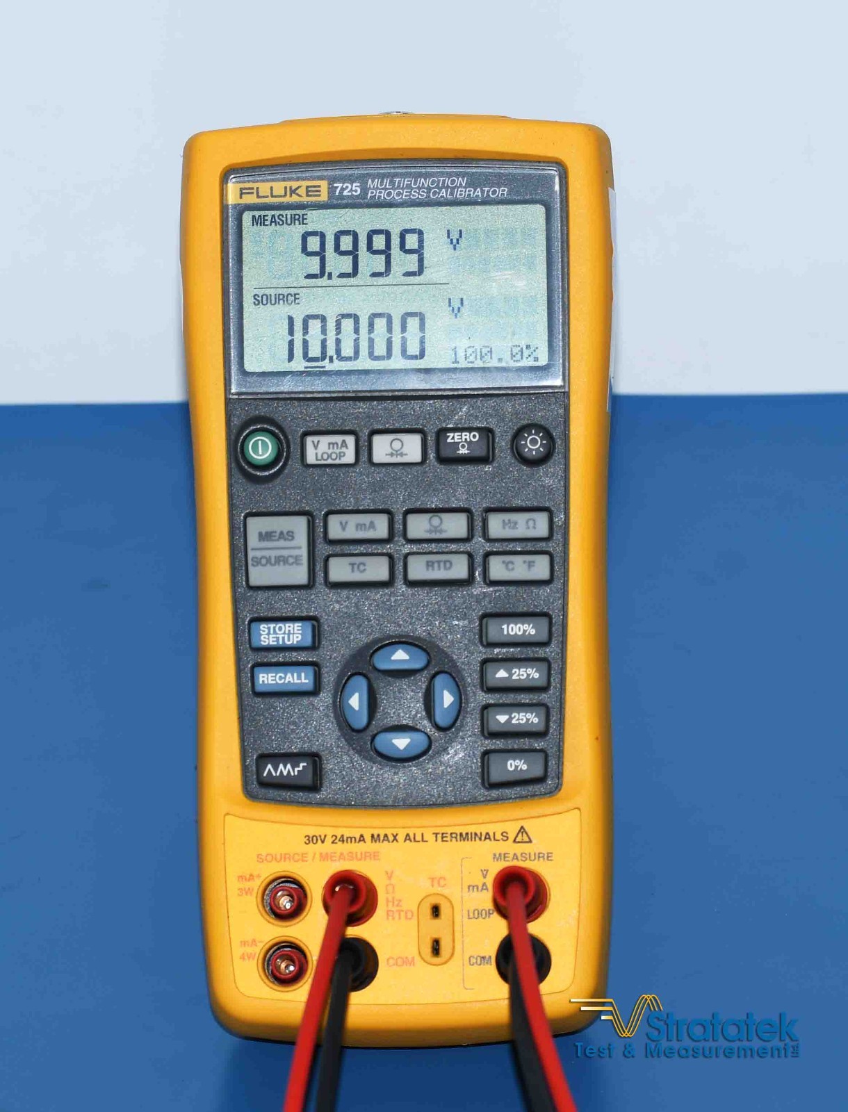 Fluke 725 Multifunction Process Calibrator - NIST Calibrated with Data