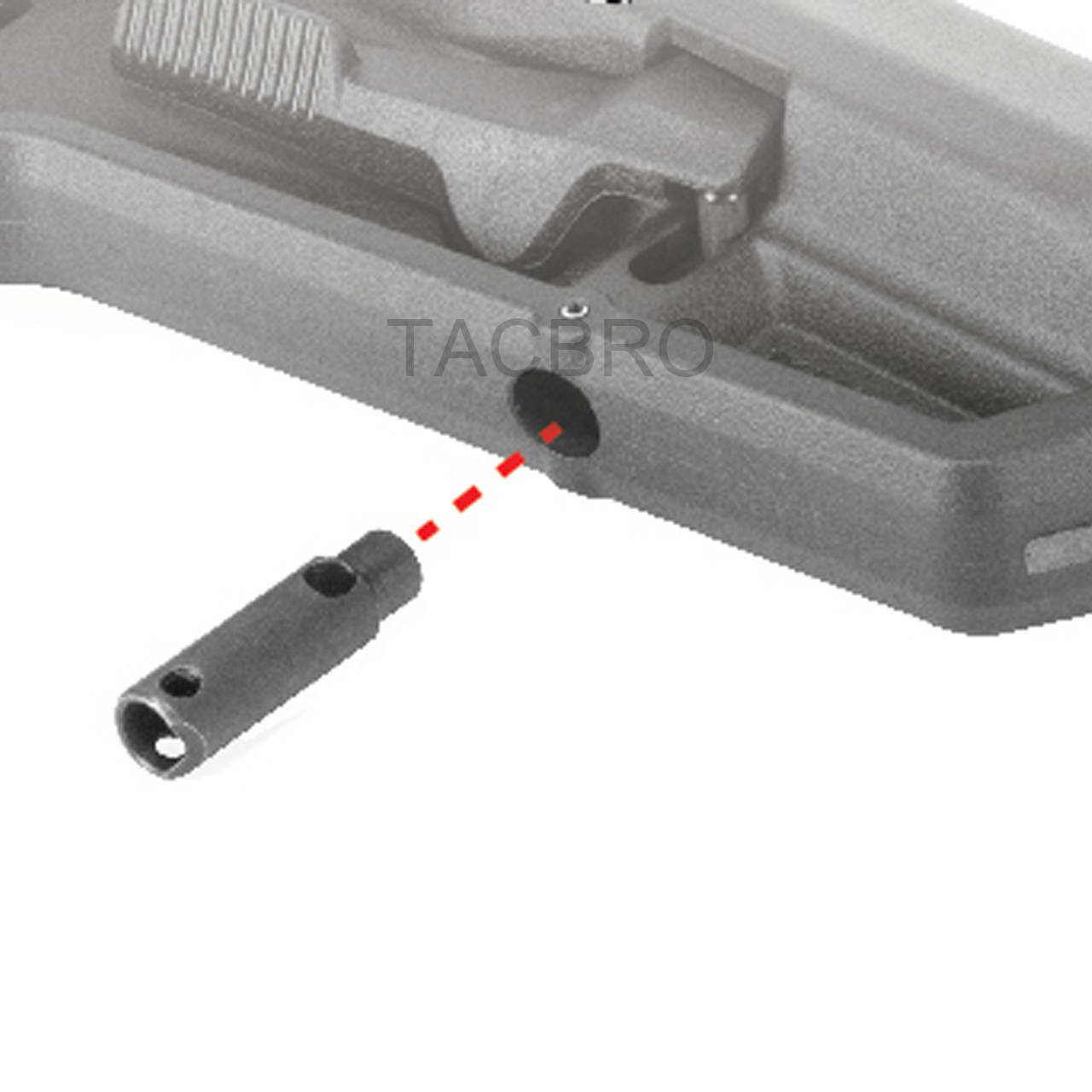 Stock Locking Pin - Locking Screw Fixed Stock - Mag-pl