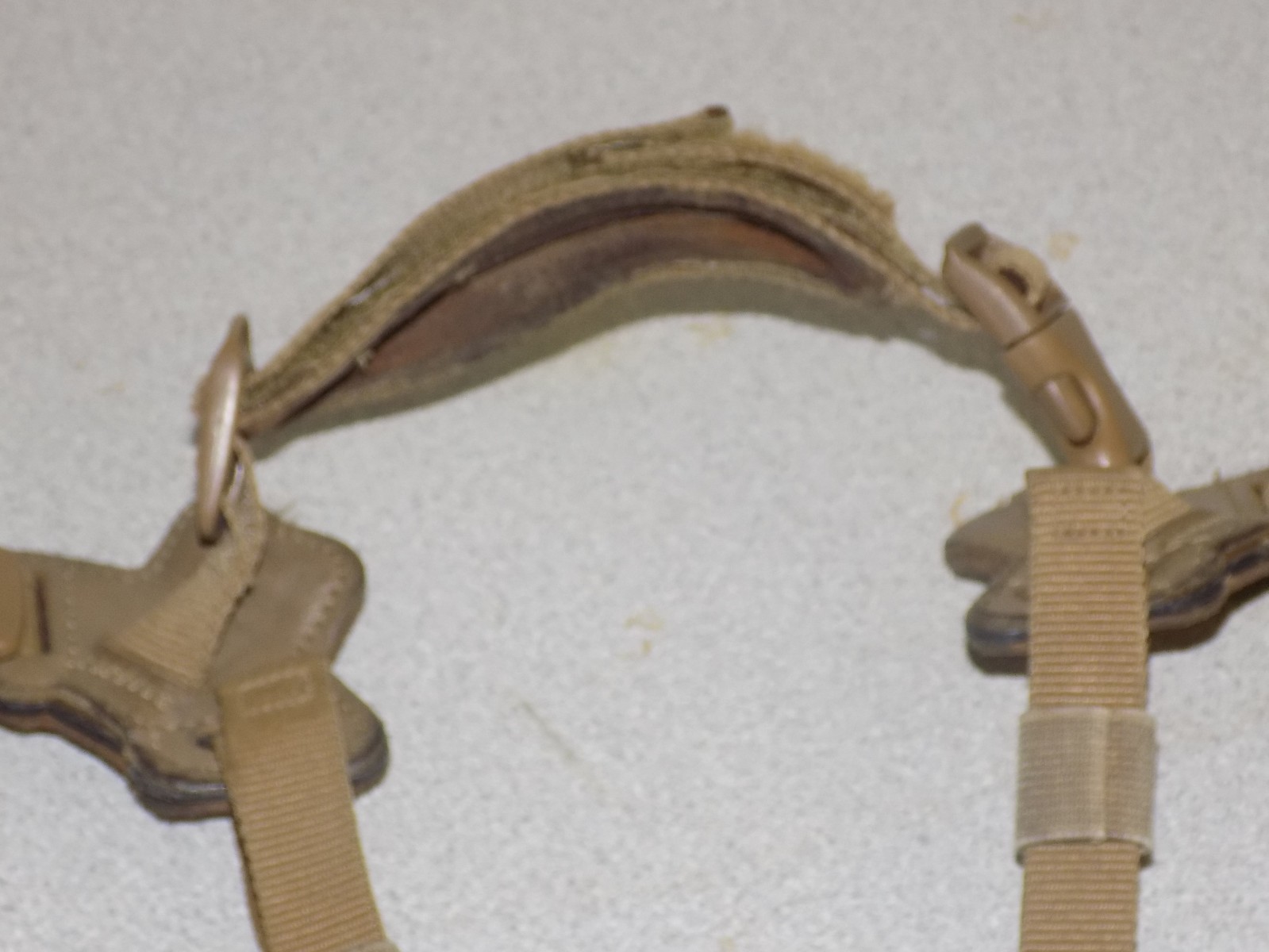 USMC Gentex Retention Helmet Chin Strap X Harness LWH Coyote Brown Medium/Large