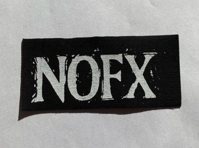 NOFX Cloth Patch Sew On Badge Punk Rock Approx 2" X 4.5" (CP58)