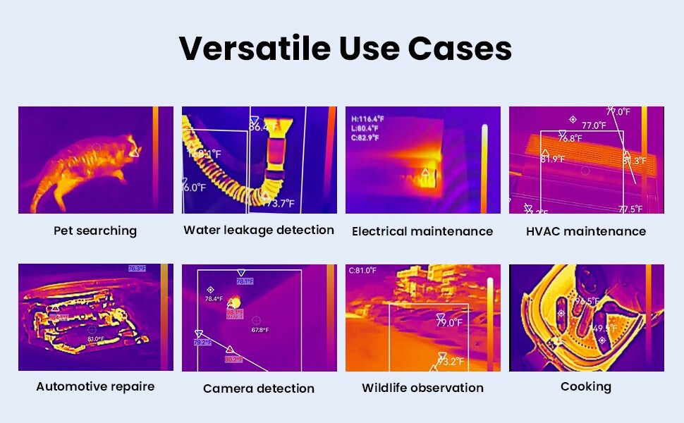 256*192 IR Resolution Wireless Thermal Camera for Android & iOS Smartphone WiFi