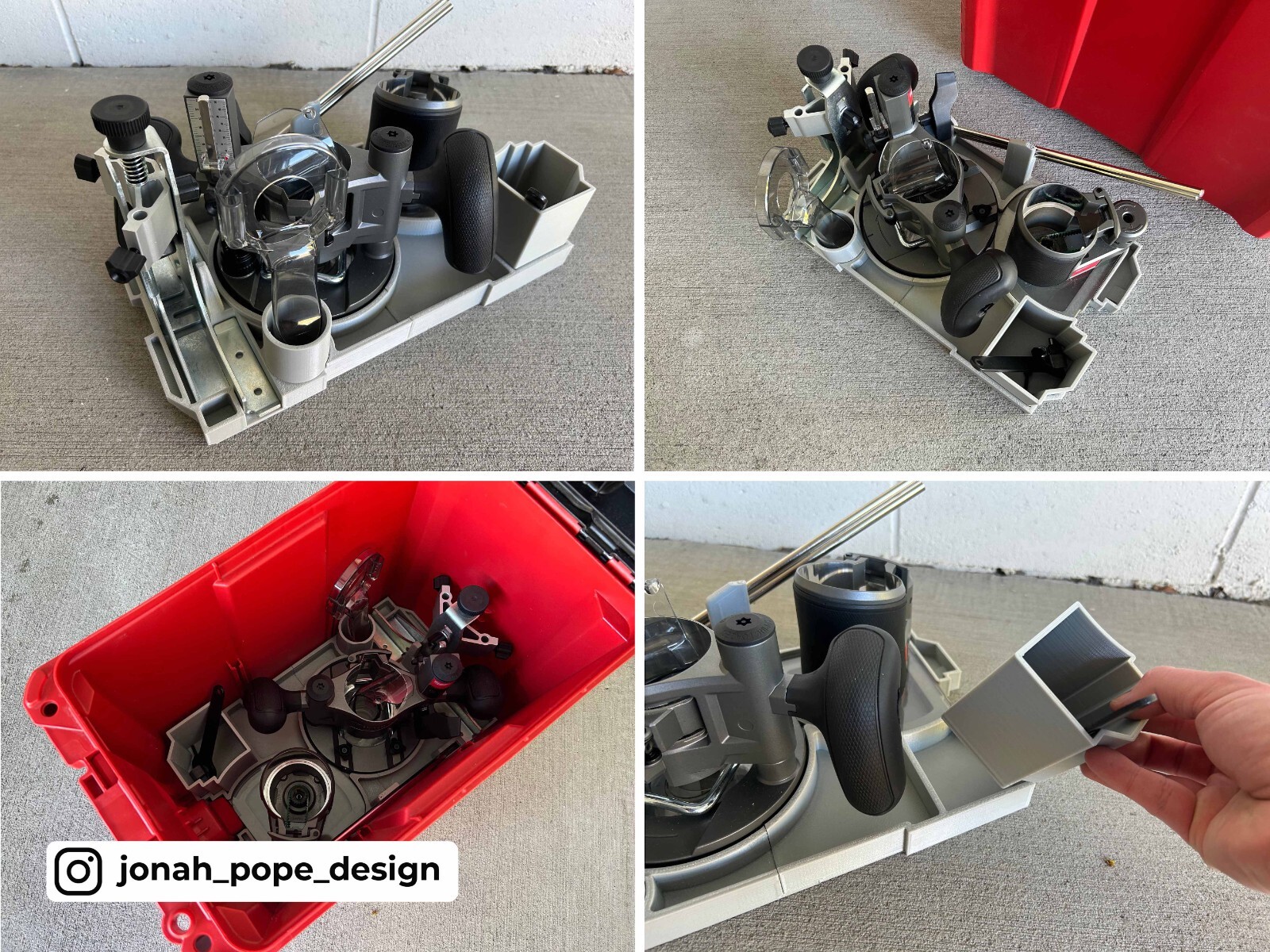 Milwaukee Packout Top & Bottom Insert for M18 Compact Router (Insert Only)