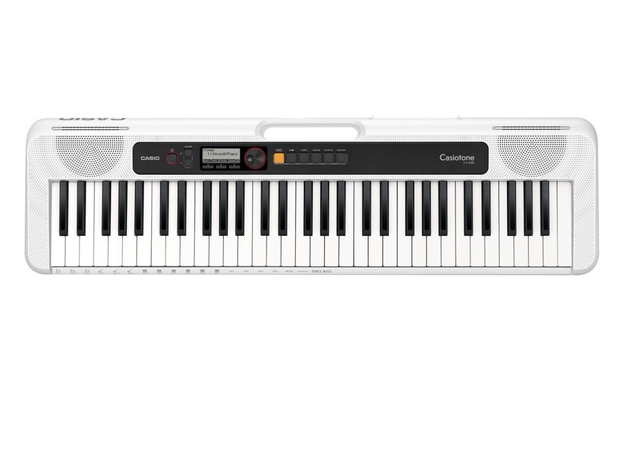 Casio Casiotone CT-S200 61-Key Portable Keyboard White (AC Adapter NOT INCLUDED)