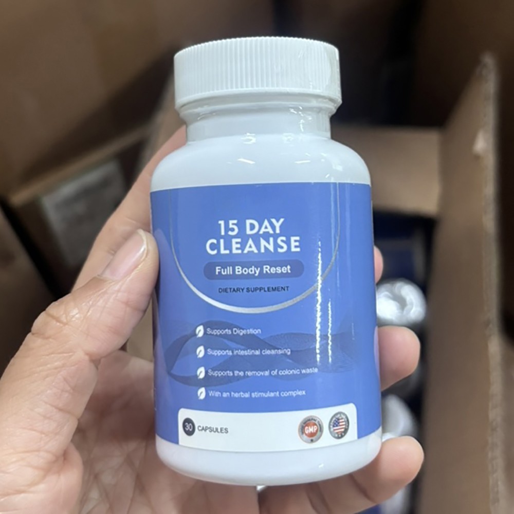 15 Day Cleanse Capsules Full Body Detox & Colon Cleanse Gut Cleanse Detox Pills