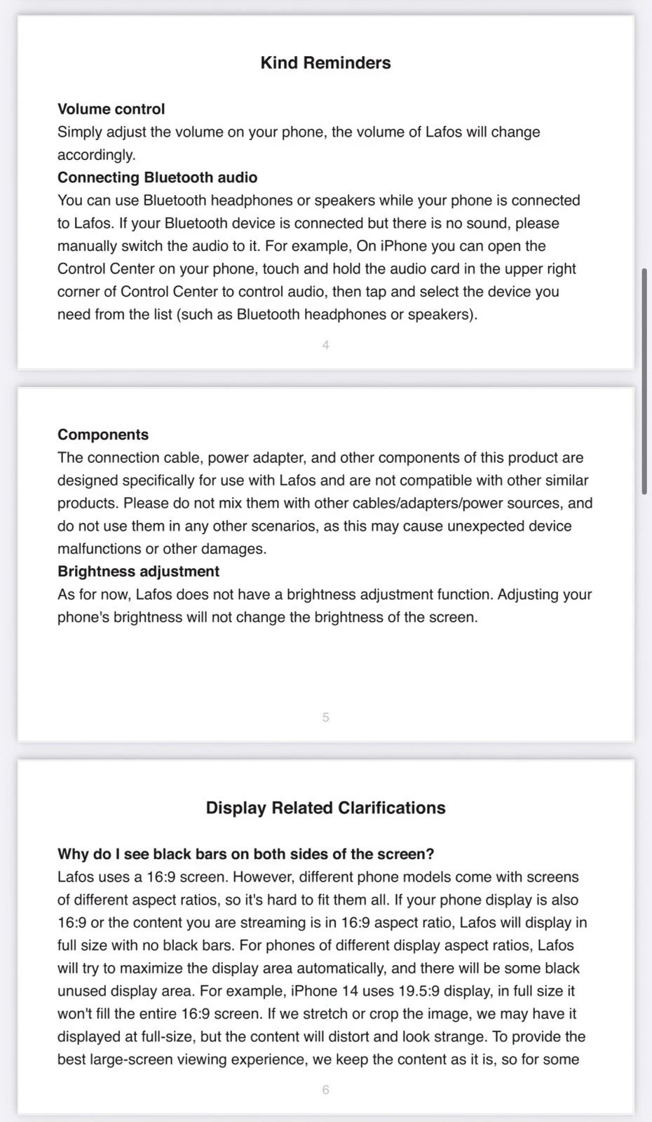 NEW - Lafos Pro Smartphone Screen Display