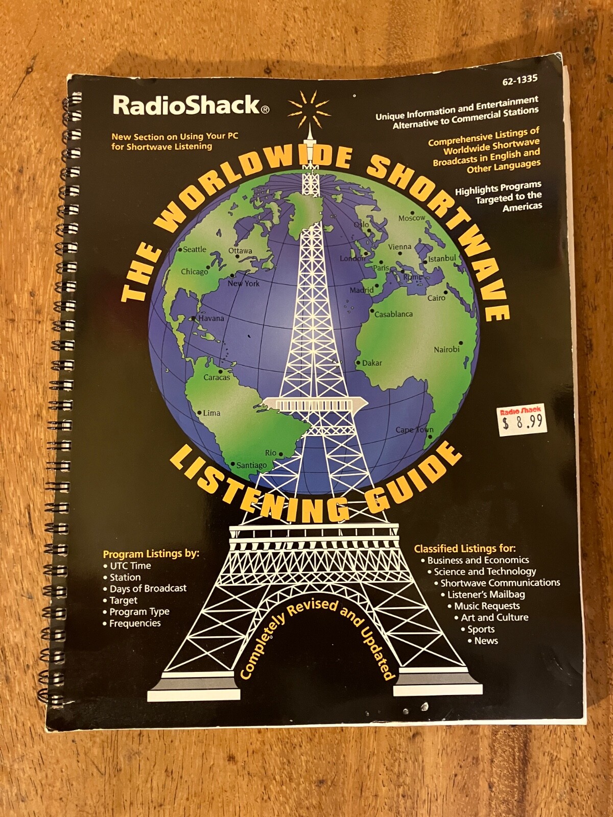 Radio Shack The Worldwide Shortwave Listening Guide Revised Edition 1998