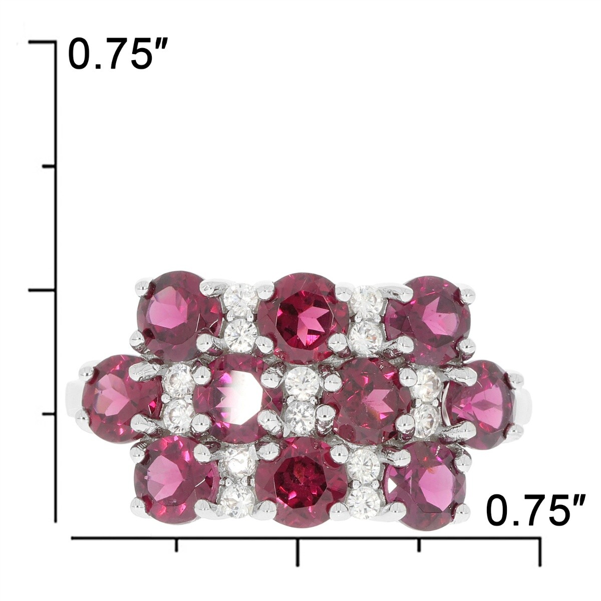 Sterling Silver Semi Mount Ring Setting Round RD 4x4mm
