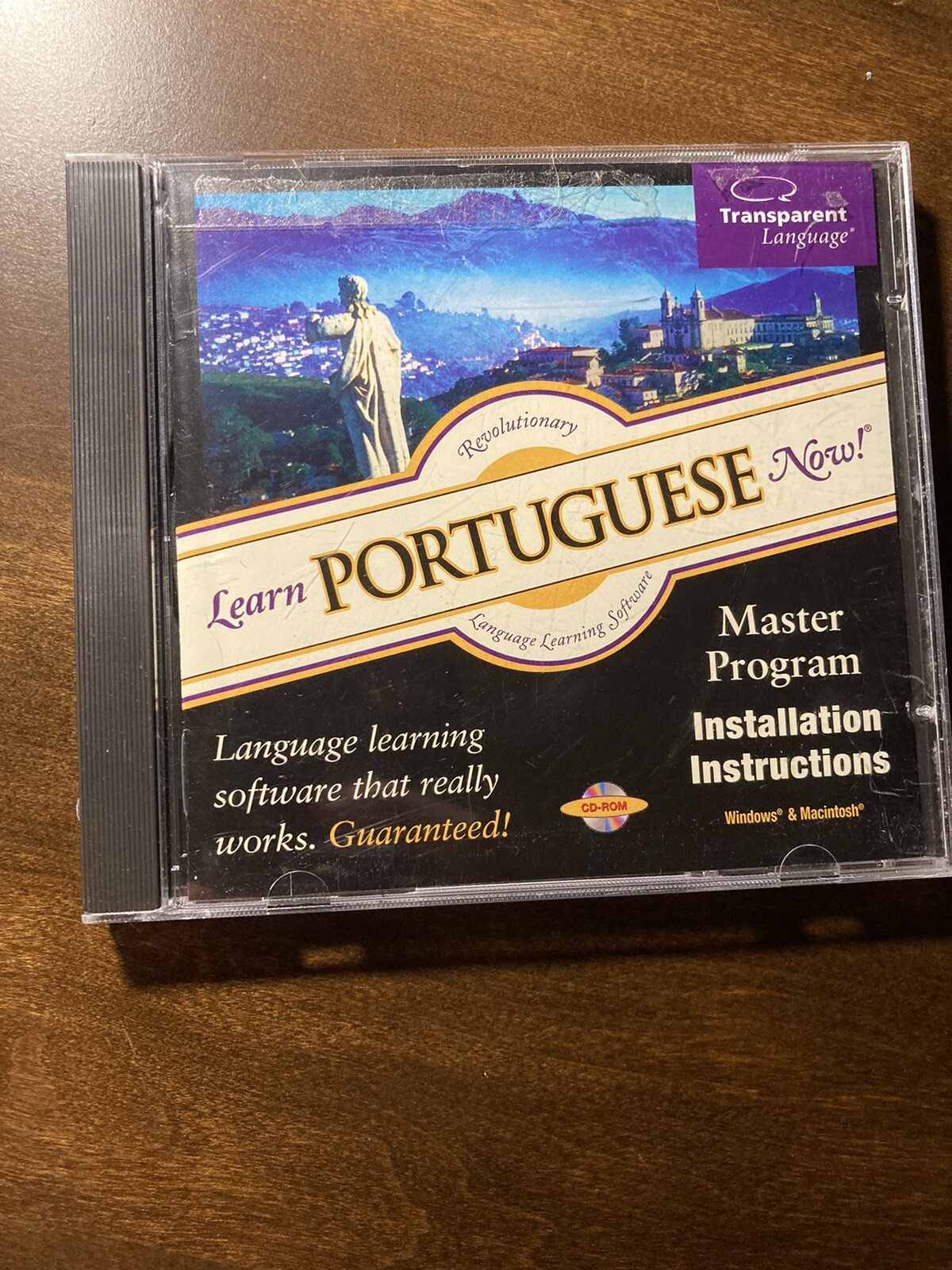 Transparent Language Learn Portuguese Now! CD-ROM Master Program 7.0 VTG 1999