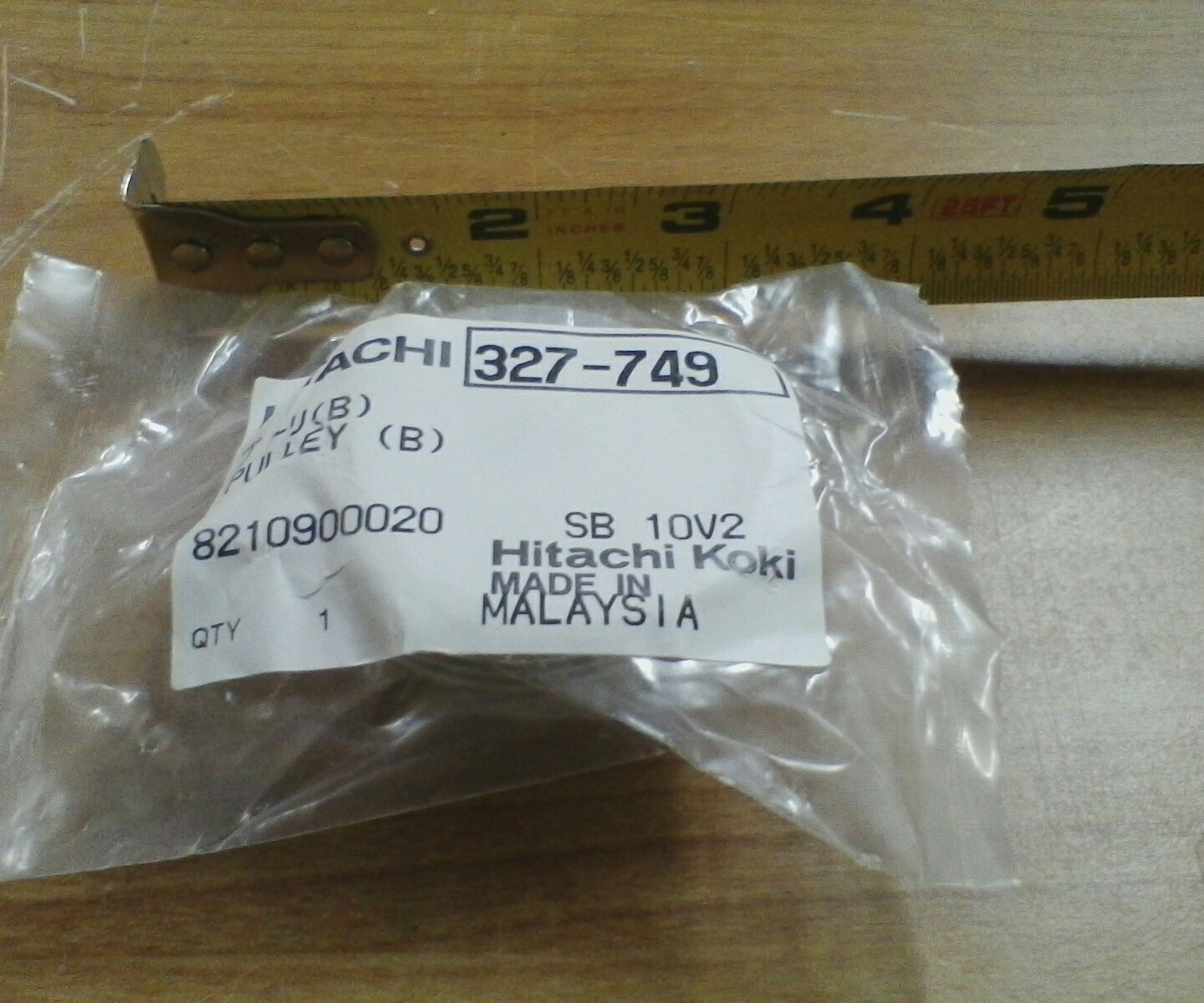 327-749 Pulley (B) Hitachi Original & Genuine part
