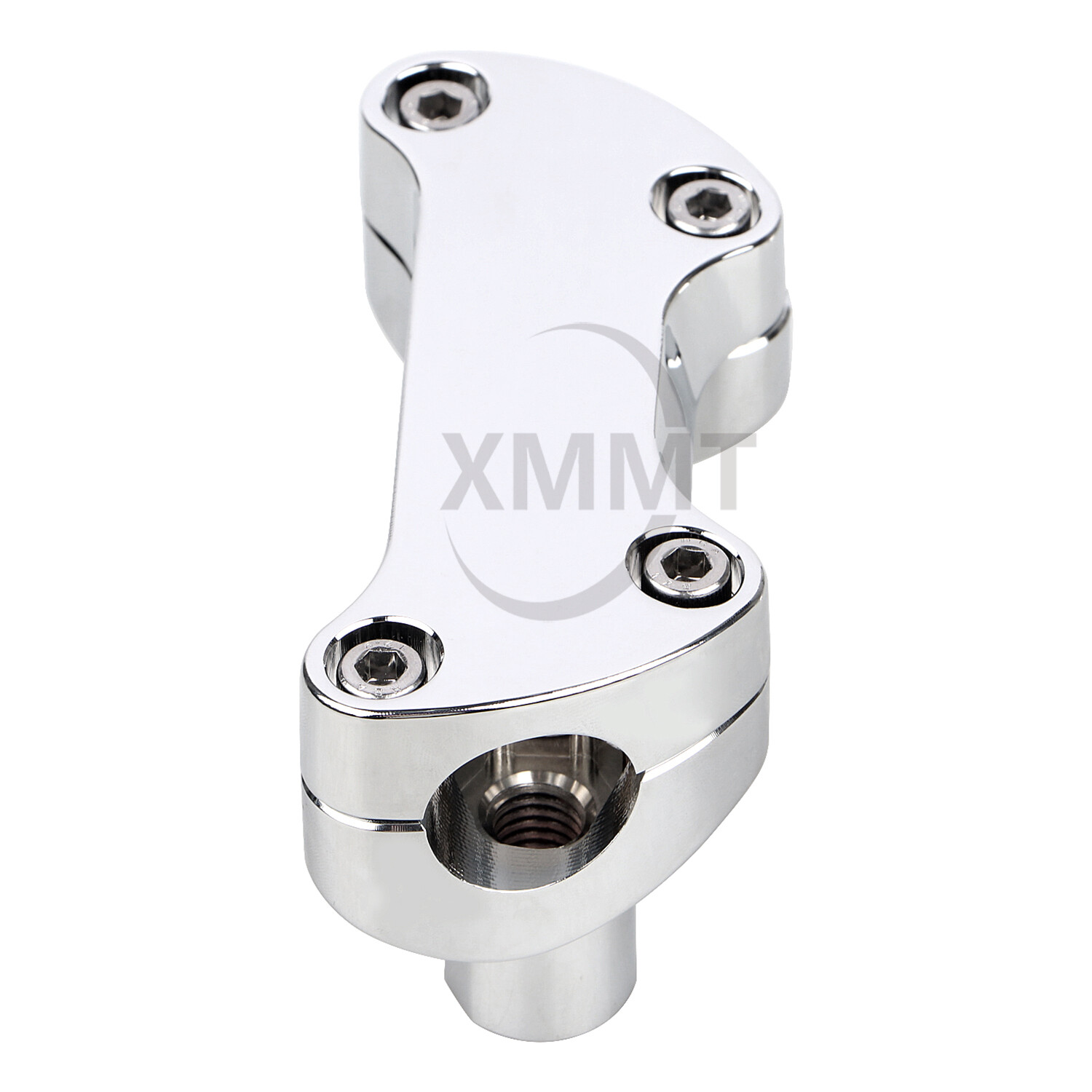 2" Risers 1" Handlebar Clamp For Harley Softail Deluxe FLSTN Dyna Fat Bob FXDF