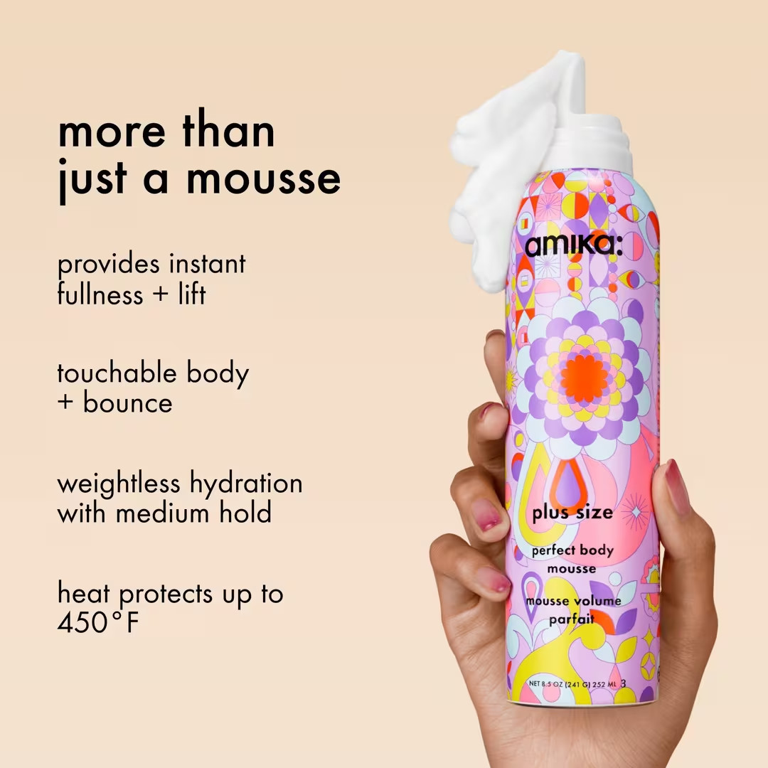 Amika Plus Size Perfect Body Mousse 8.5 oz /New 2025 Bottles