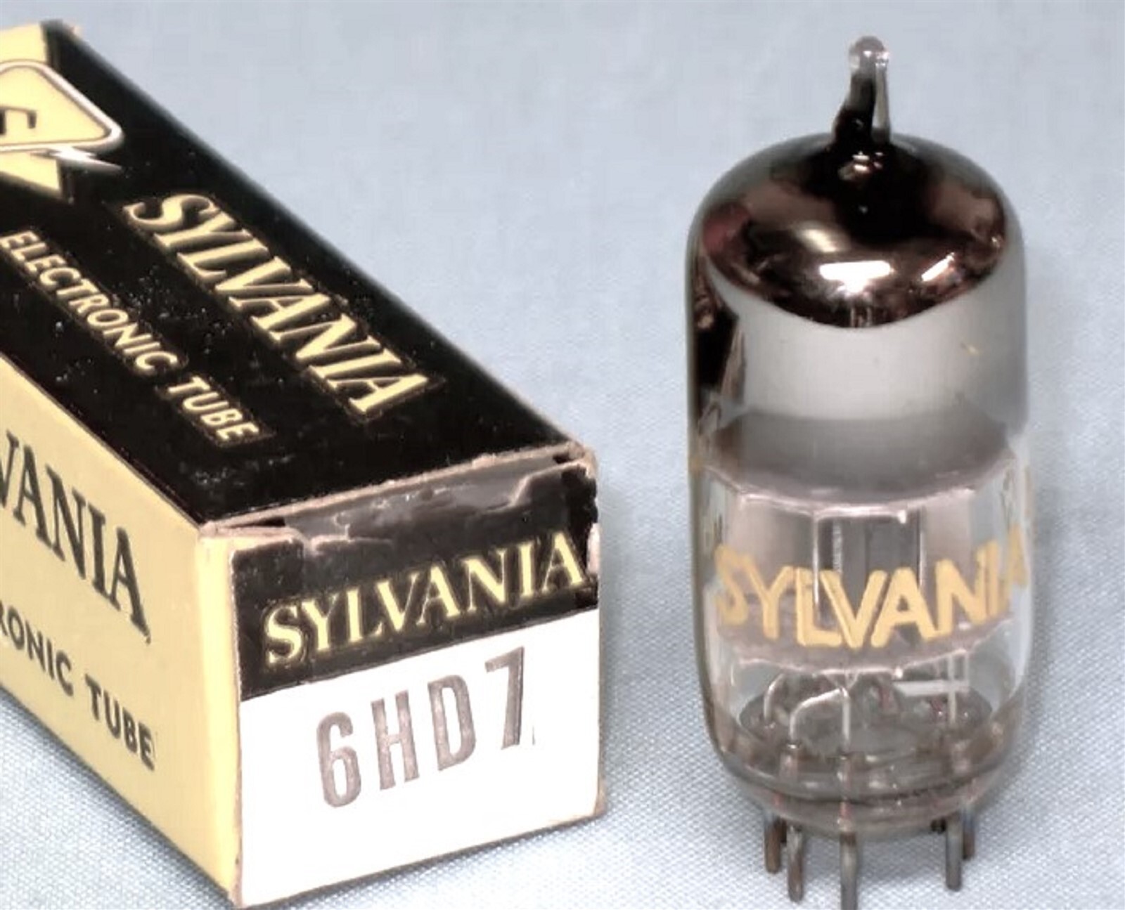 6HD7 TUBE SYLVANIA USED TESTED & BOXED VINTAGE COMMERCIAL SURPLUS
