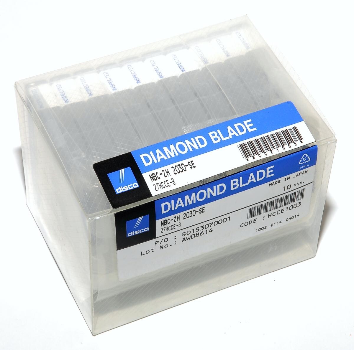 1 - NEW Lot Of 10, Disco Diamond Dicing Saw Blades NBC-ZH 2030-SE 27HCCE-B .