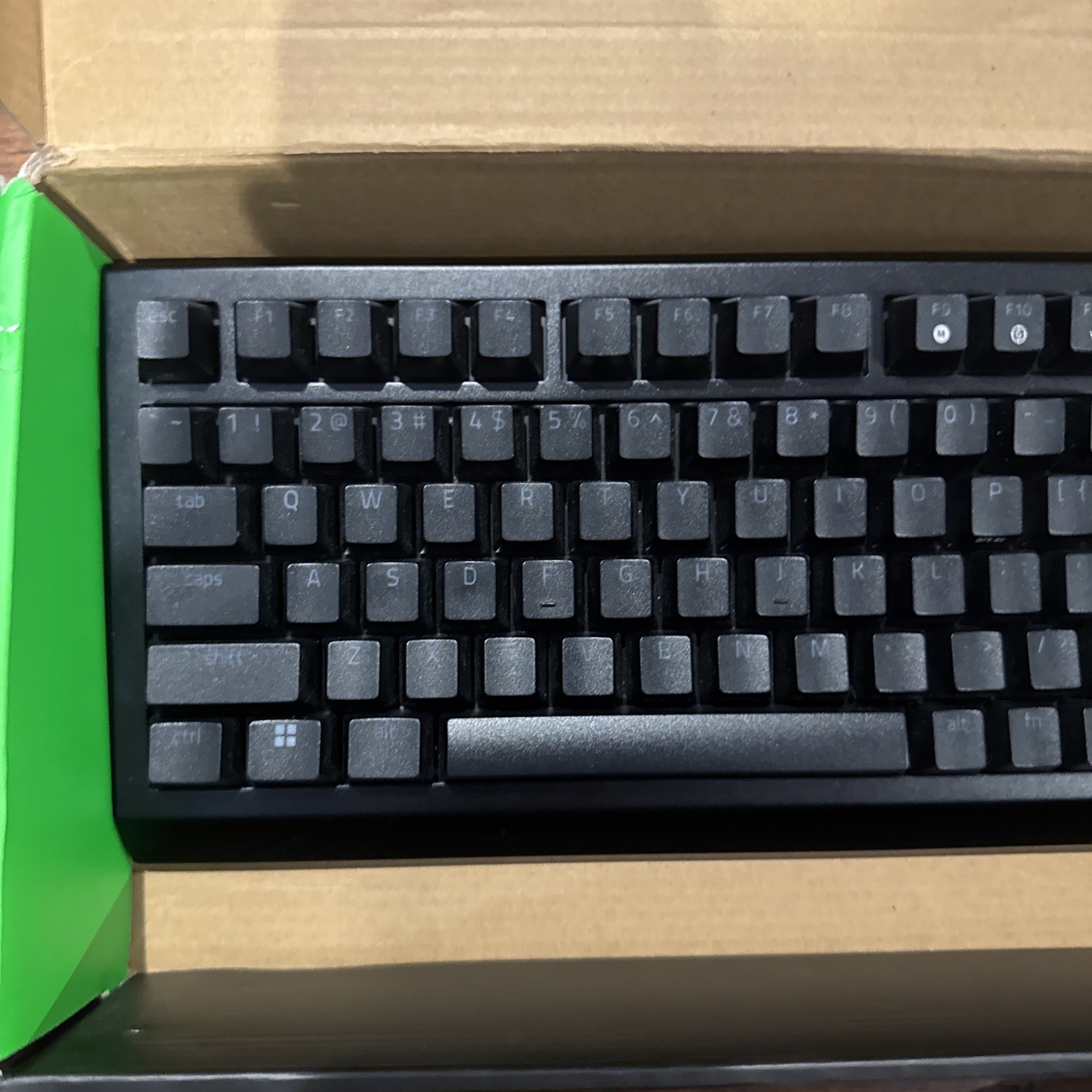 Razer Blackwidow V4 75% LED Gaming Keyboard OPEN BOX TESTED