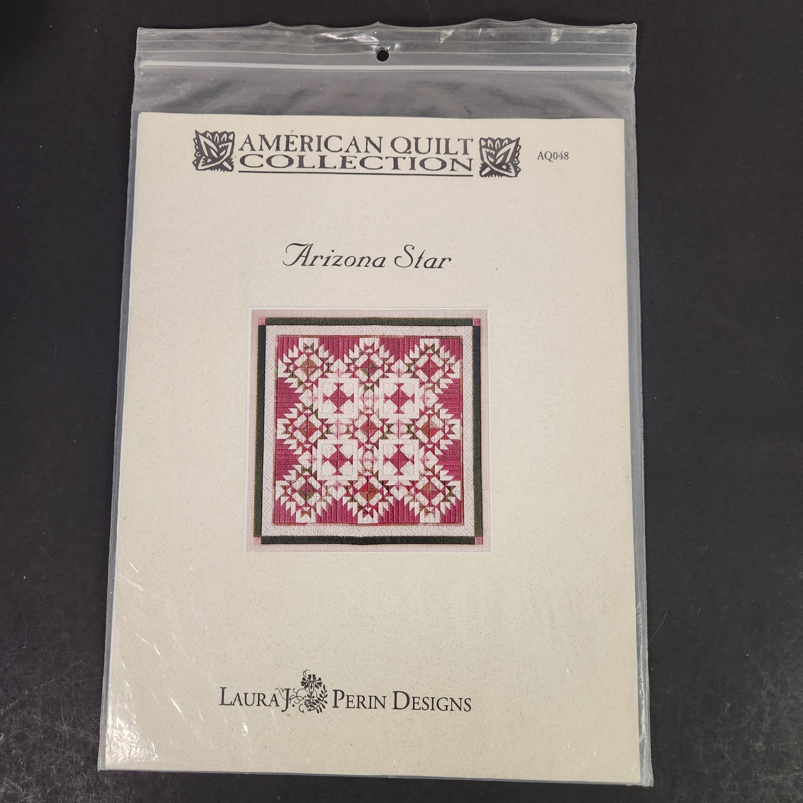 Laura J Perin American Quilt Collection  Arizona Star Needlepoint Pattern Chart