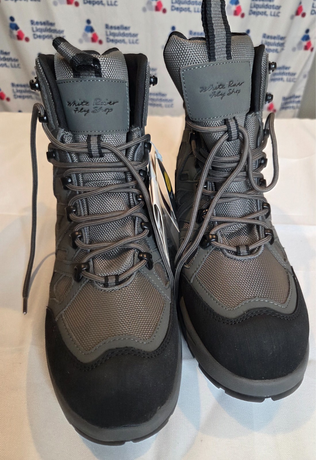 White River Fly Shop Prestige Rubber Lug Sole Wading Boots for Men size 10