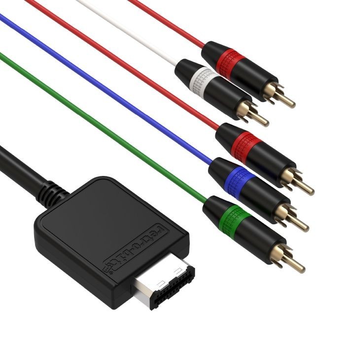 Retro-Bit Prism Component Cable GameCube DOL-001 HD Component YPbPr NEW