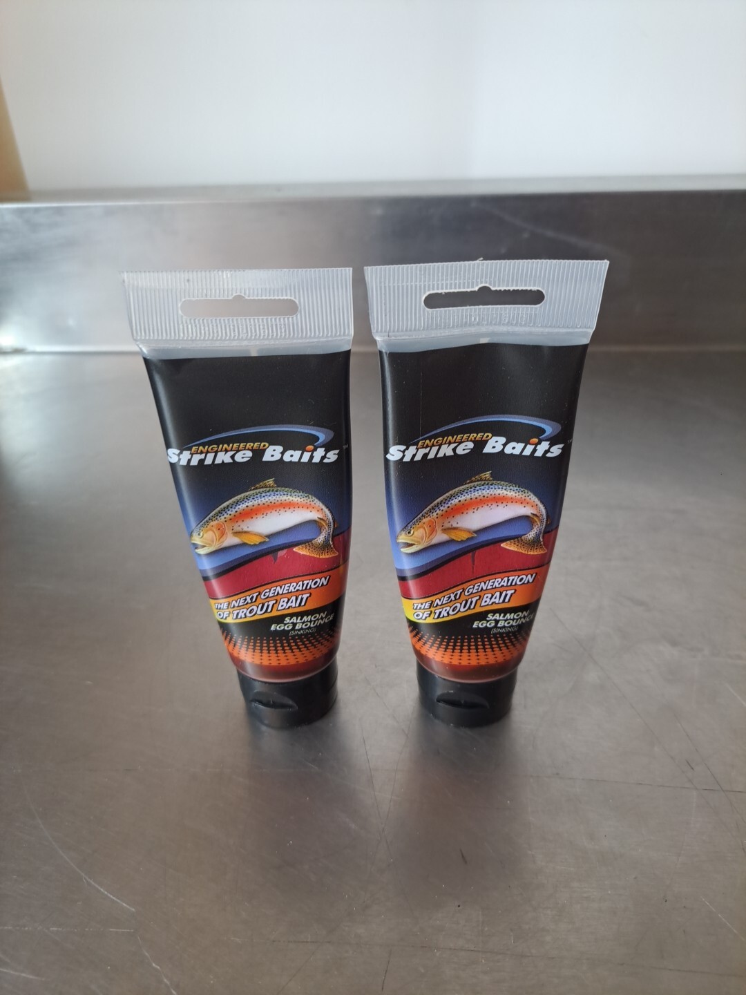 (2 Tubes) Engineered Strike Baits Fish Attractant - Salmon Egg Bounce