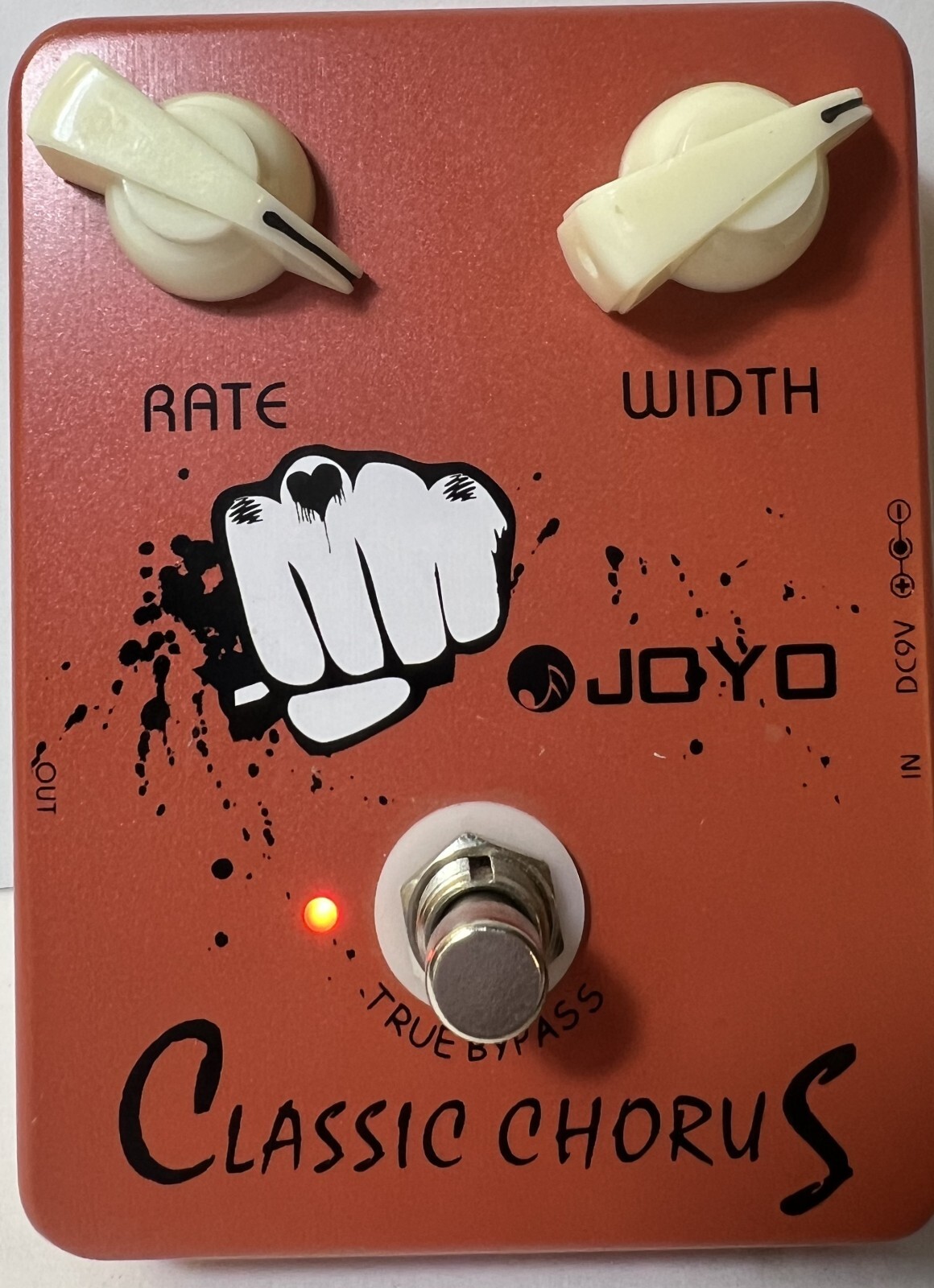 JOYO Classic Chorus Guitar Pedal Full Sounds True Bypass For Electric Guitar