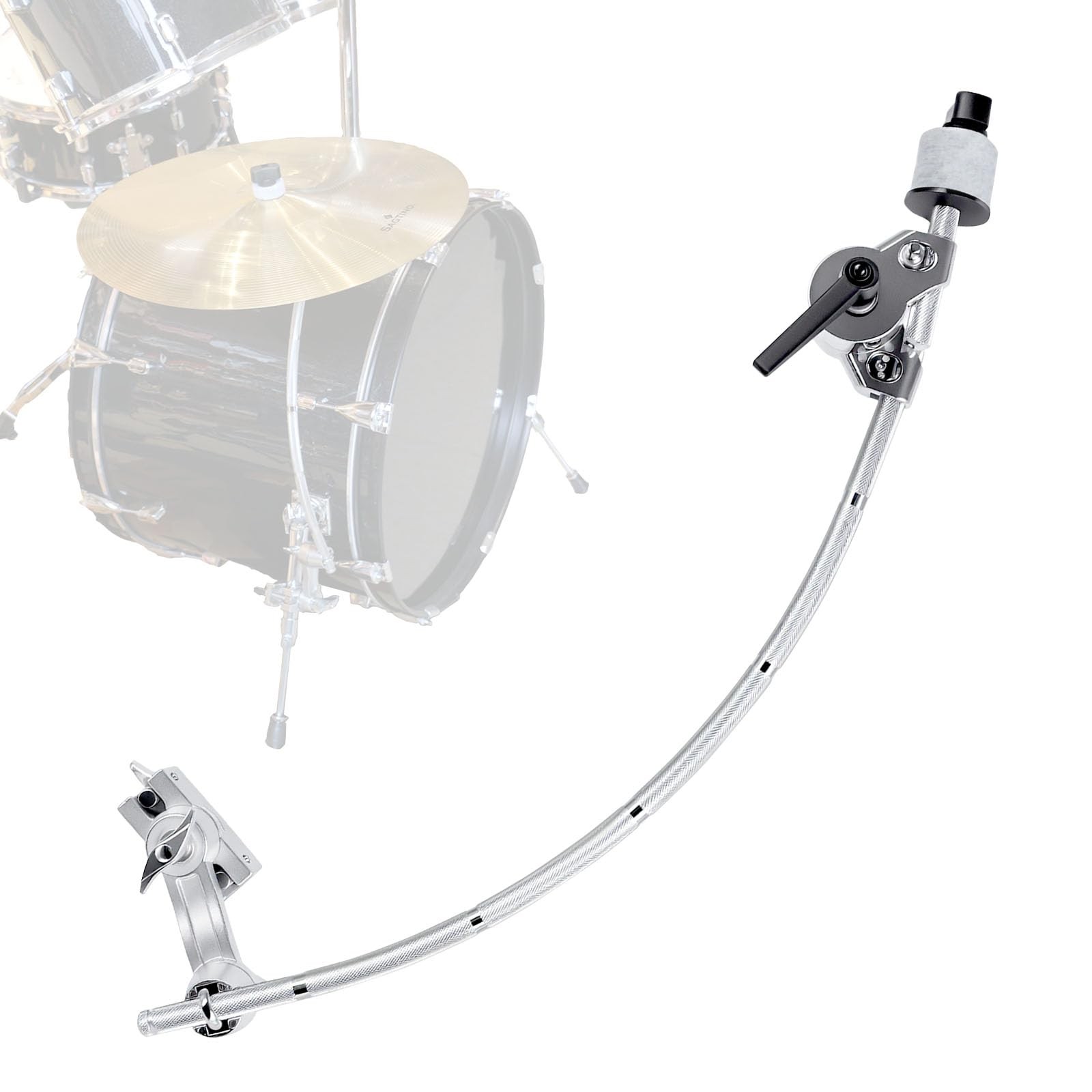 Snare Drum Cymbal Clamp，Cymbal Expansion Clip，Cymbal Extension Mount Clamp fo...