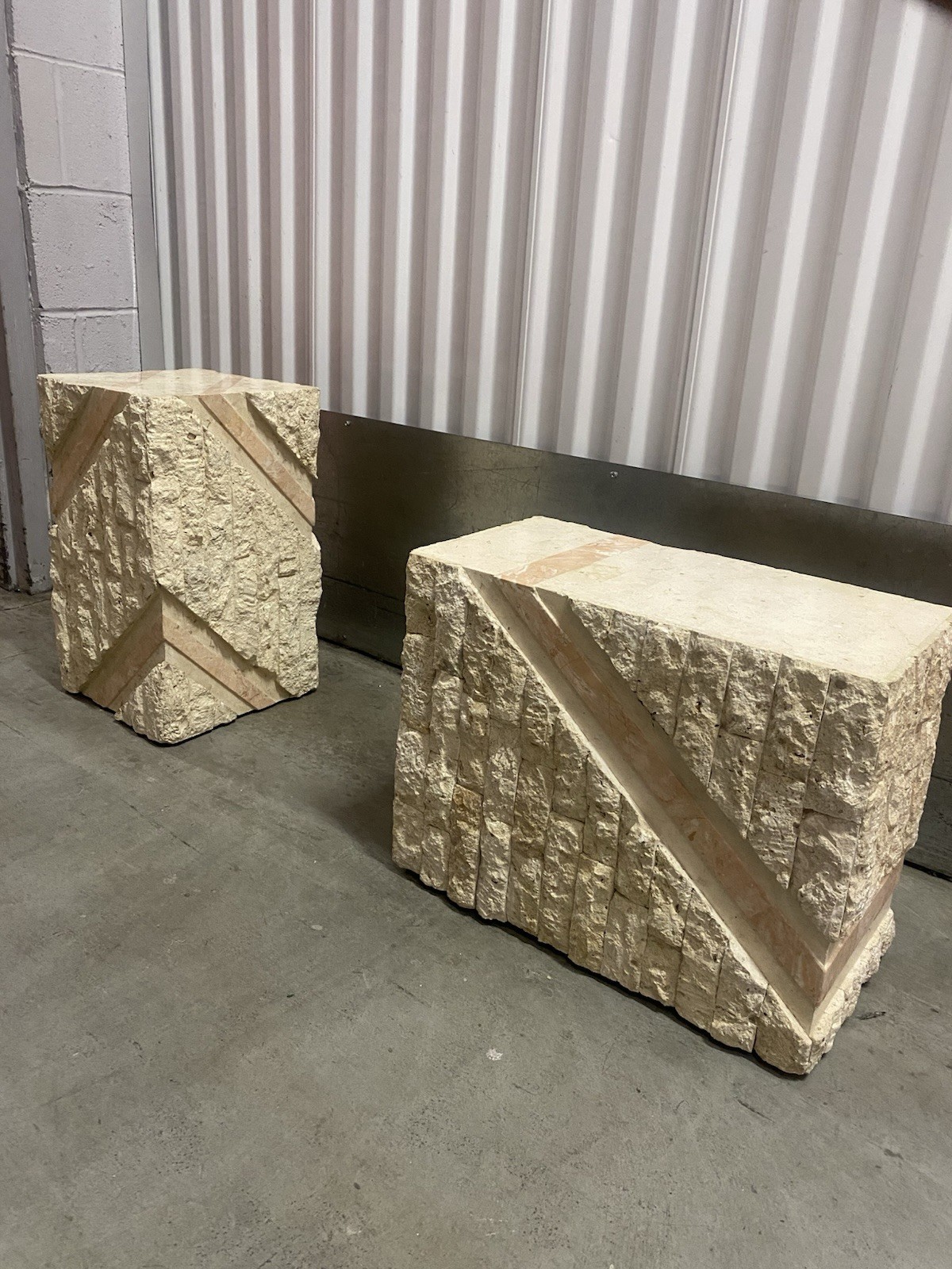 Stone End Table