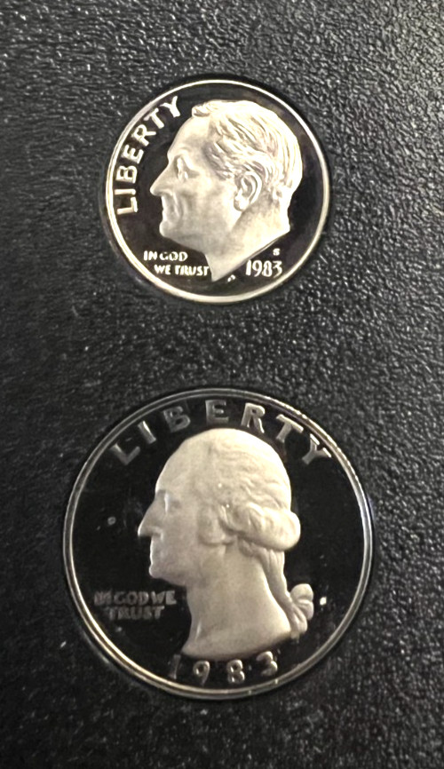 1983 & 1985 US mint proof set