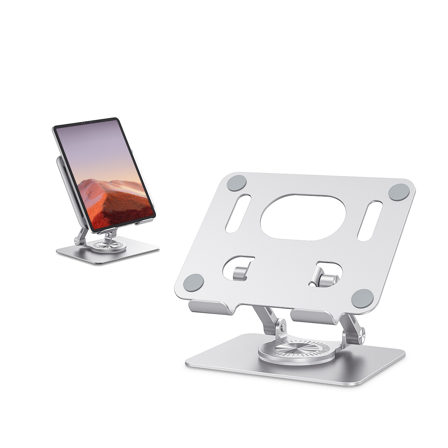 360° Swivel Rotation Cellphone Holder Tablet Desktop Stand Mount For iPhone iPad