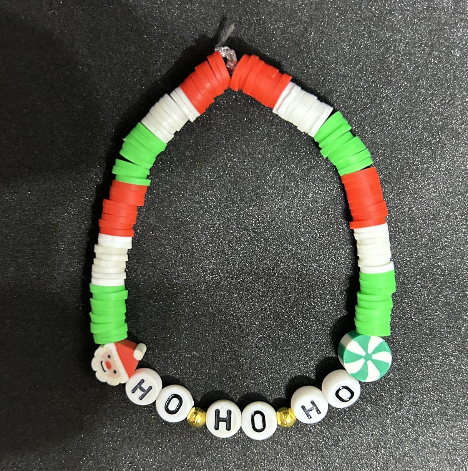 Ho Ho Ho (Christmas) Heishi Bracelet
