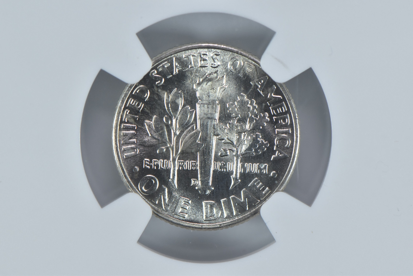1955-D Roosevelt Dime MS65 FT NGC Special Label