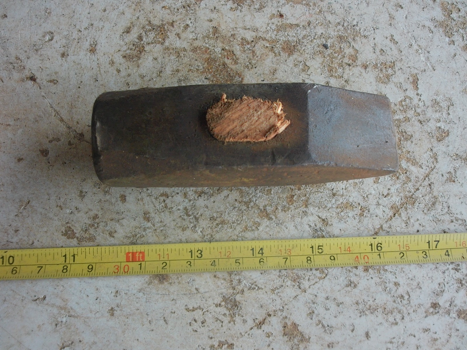 Vintage 1 3/4 lb Cross Peen Blacksmith Hammer Head Lot 26-35-3-B