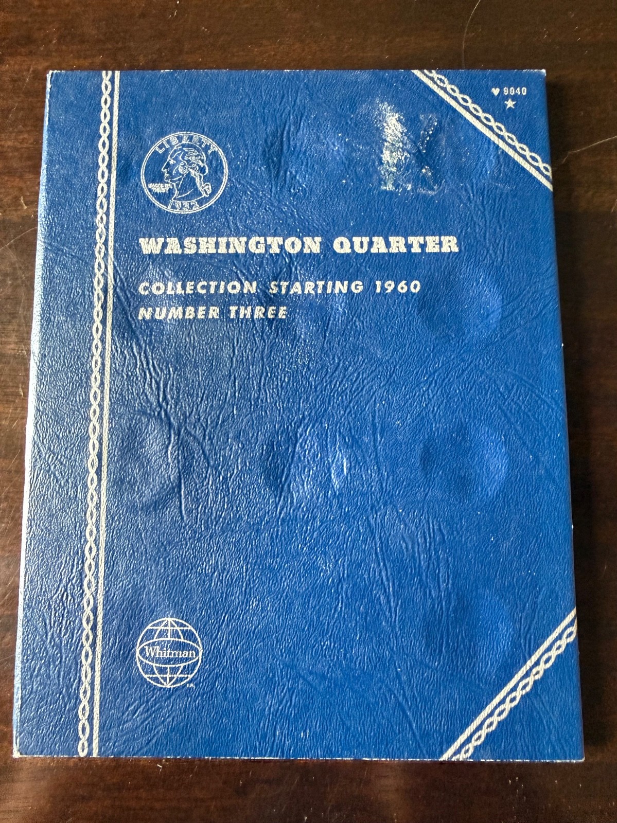 VINTAGE  Washington Quarter coin collection in book 1964 silver FREE SHIPPING