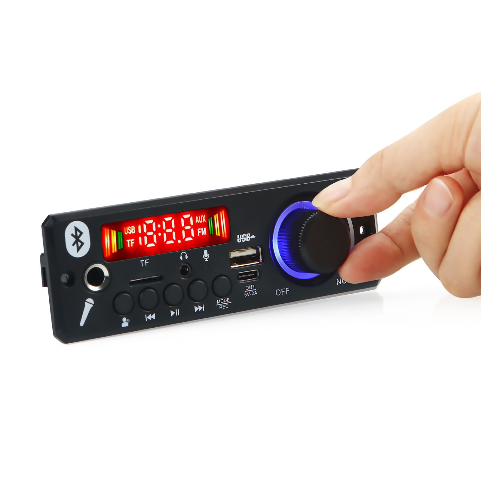 160W Amplifier Audio Decoder Lossless Music Decoding MP3/ USB/ TF/ FM/ Bluetooth