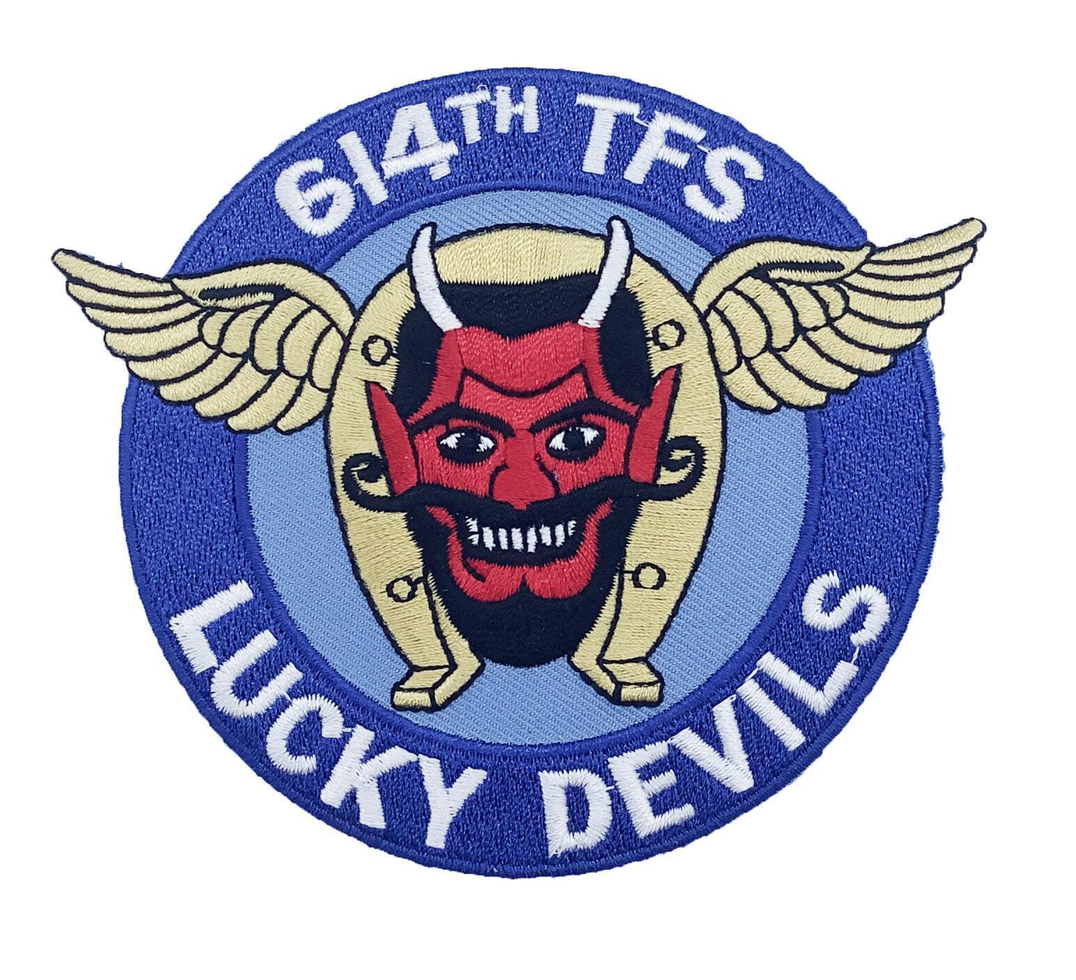 614th Tactical Fighter Squadron Lucky Devils 1943 Patch