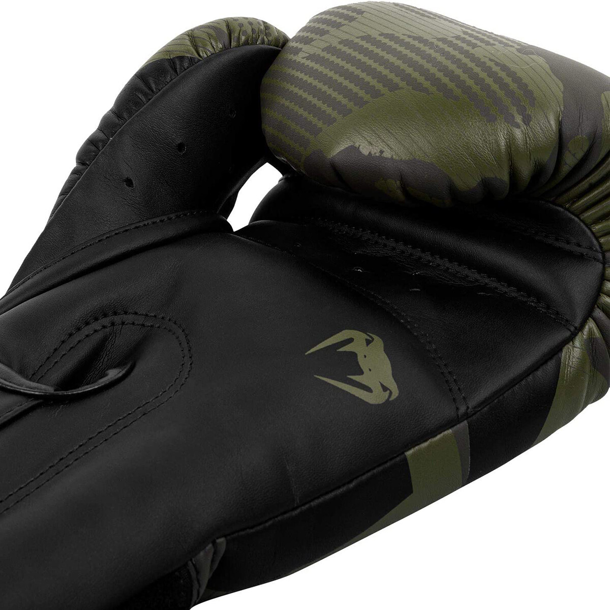 Venum Elite Hook and Loop Boxing Gloves - Khaki/Camo