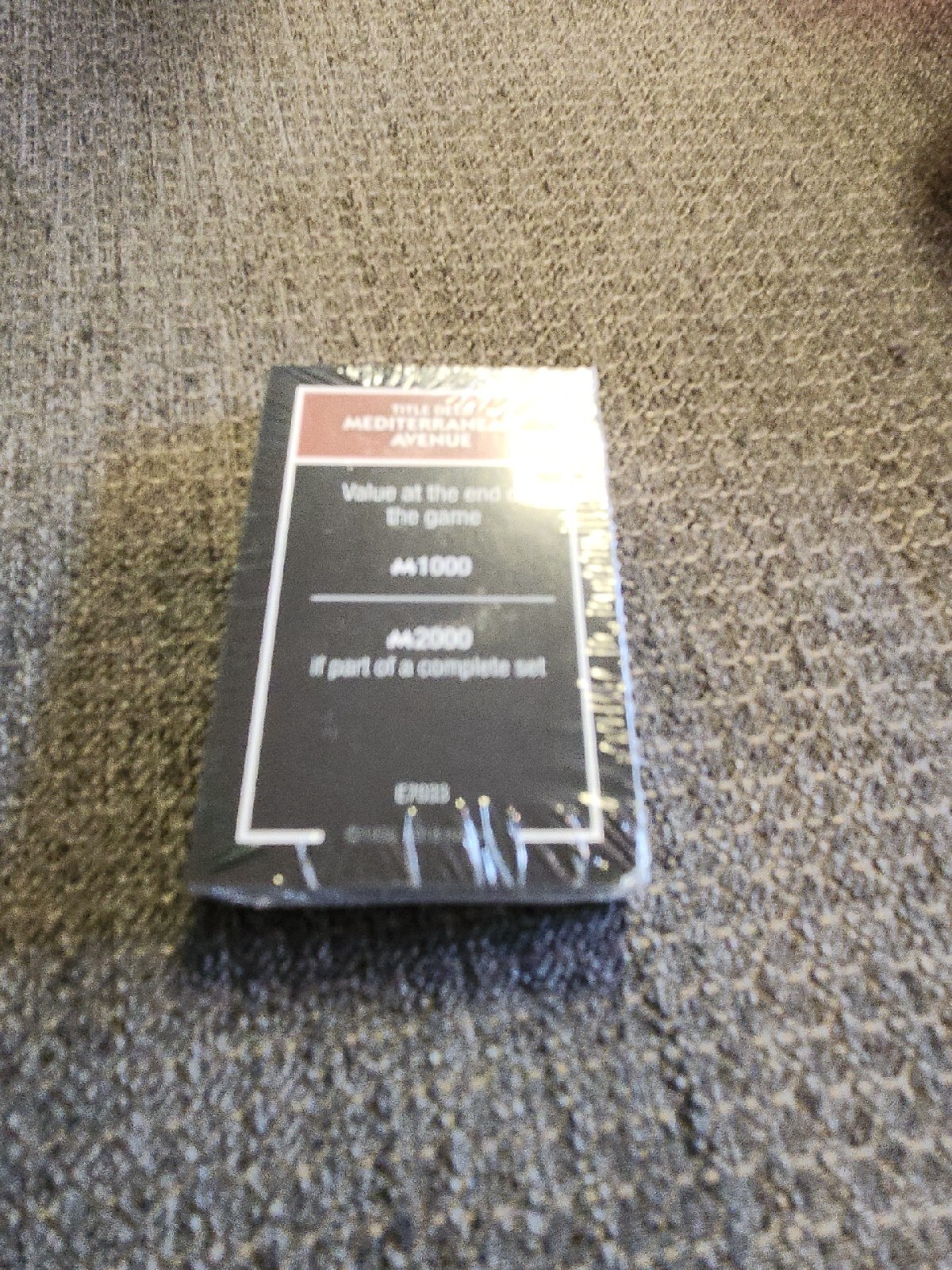 Monopoly Speed Replacement Property Cards Complete Sealed