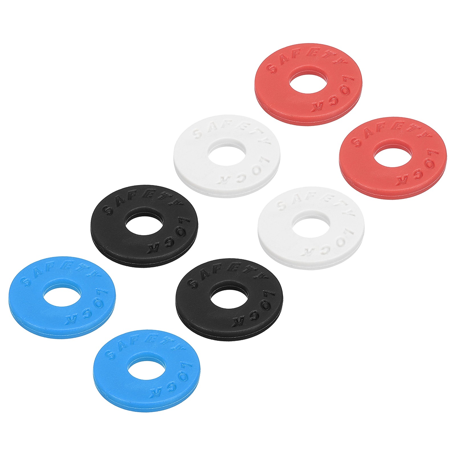 Strap Blocks Silicone Rubber Strap Block, for Guitar Strap Button, 8 Pack
