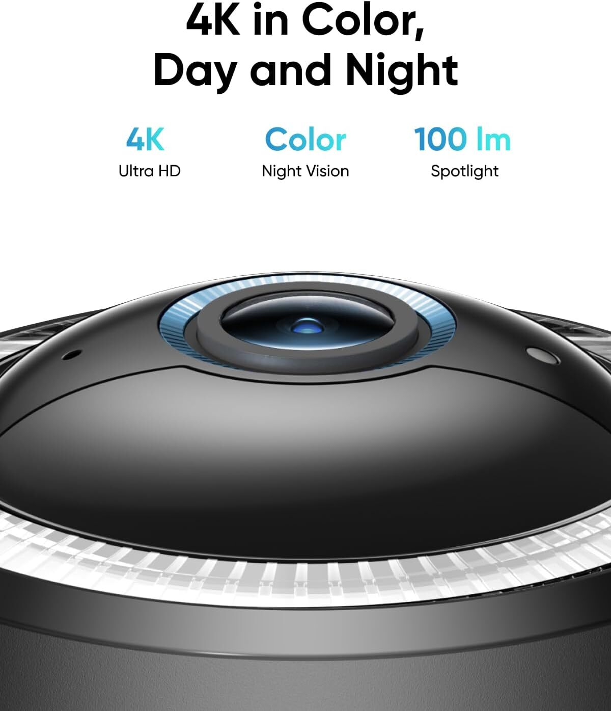 eufy 4G LTE Cam S330 4K Cellular Wireless Security Camera Solar Powered+SIM Card