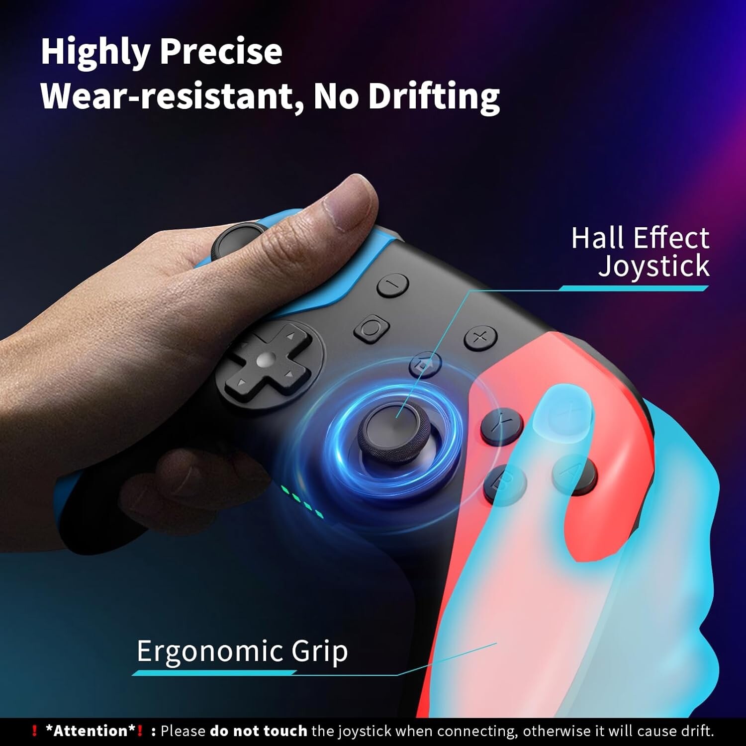 Wireless Switch Controller for Switch/Lite/OLED/Windows with Turbo/Vibration