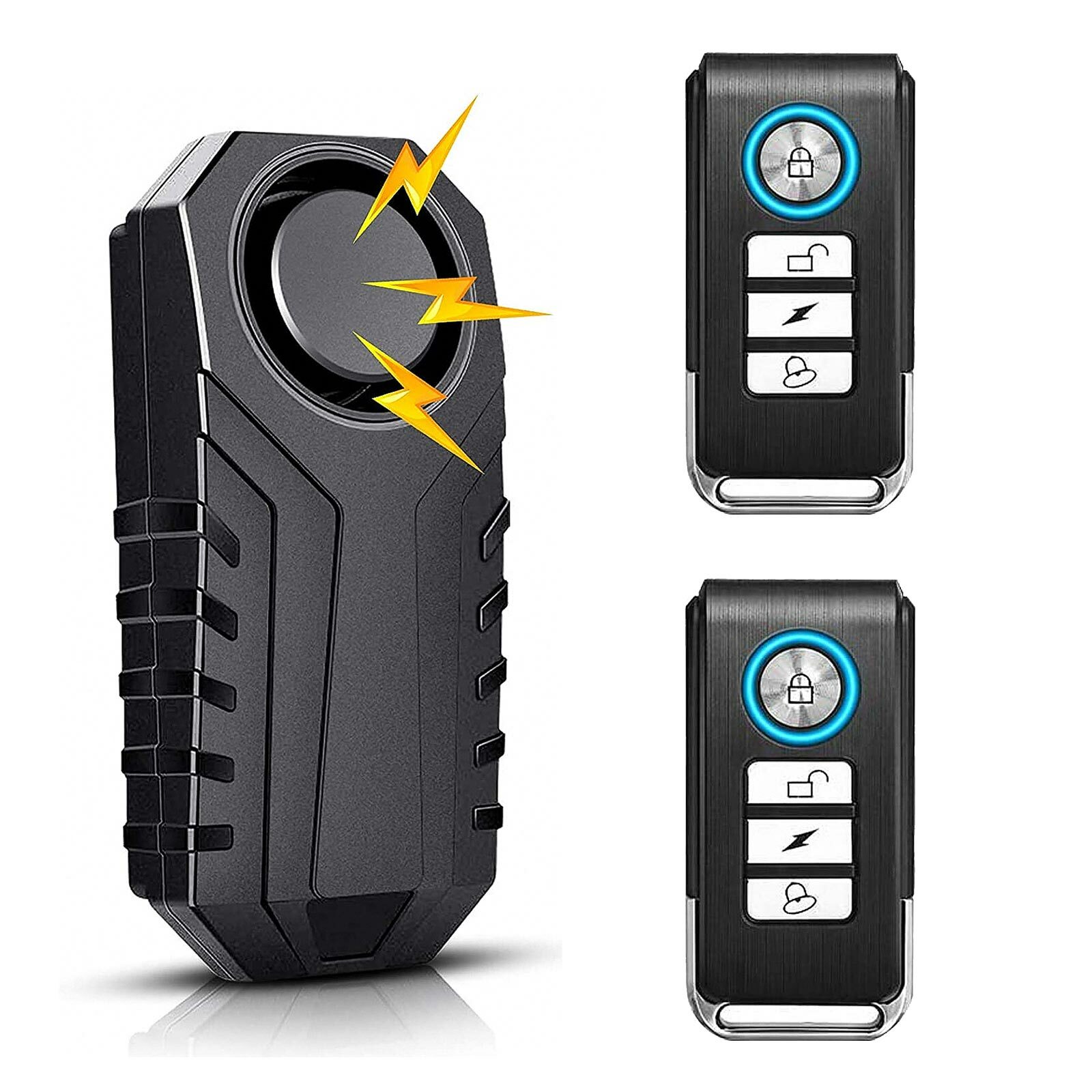 Burglar Alarm with 2 Remote Control Window Door Vehicle Motorhome Security Loud