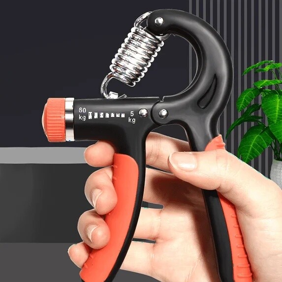2 Hand Grip Strength Power Trainer Gripper Strengthener Adjustable Gym Exerciser
