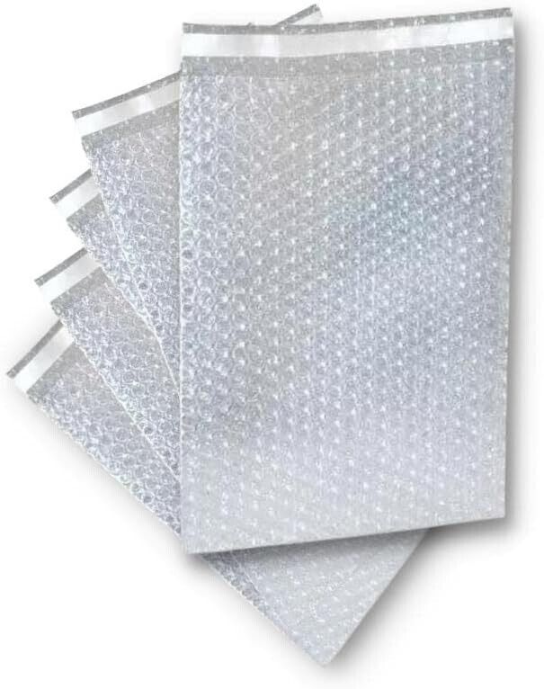 100 Pack 10 x 15.5" Bubble Out Pouches Bags Protective Mailers Self Seal Cushion
