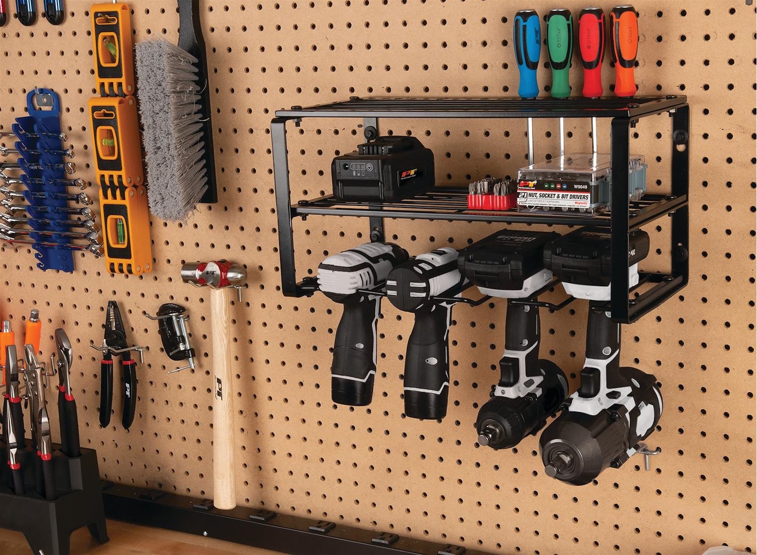 JEGS 16 in. Power Tool Storage Rack [3 Level]