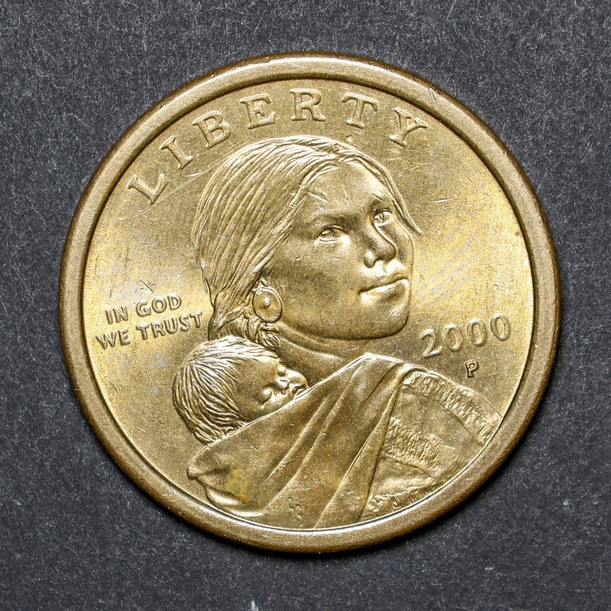 2000 P Sacagawea Liberty Dollar - Actual coin pictured