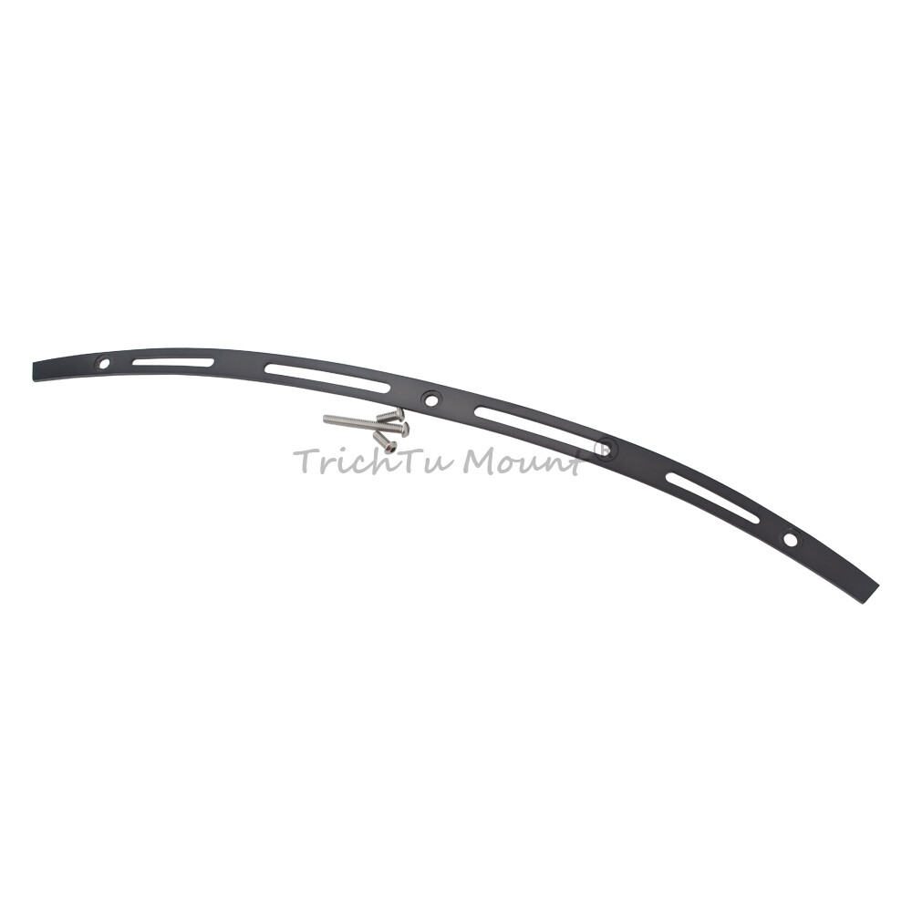 Black 4 Slot Fairing Windshield Trim for Harley Street Glide Special FLHXS 14-23