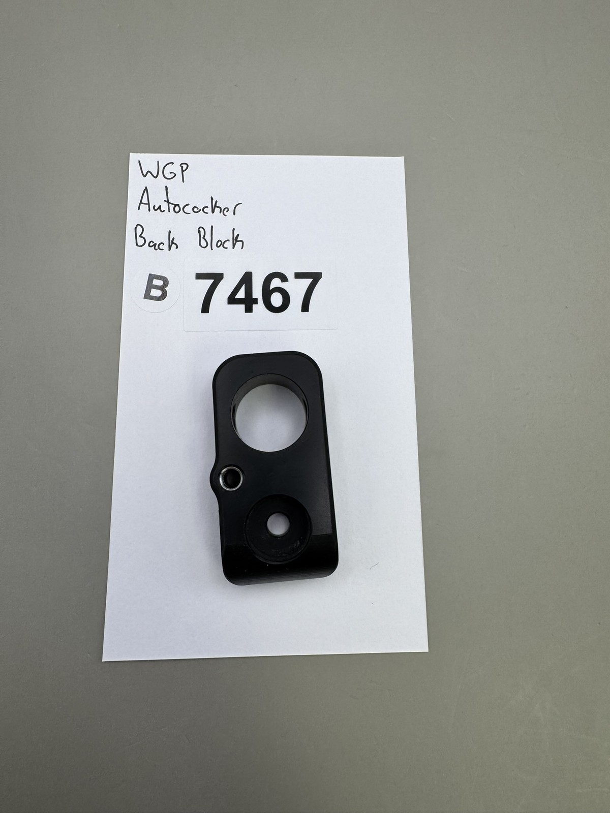 WGP Autococker Back Block Black