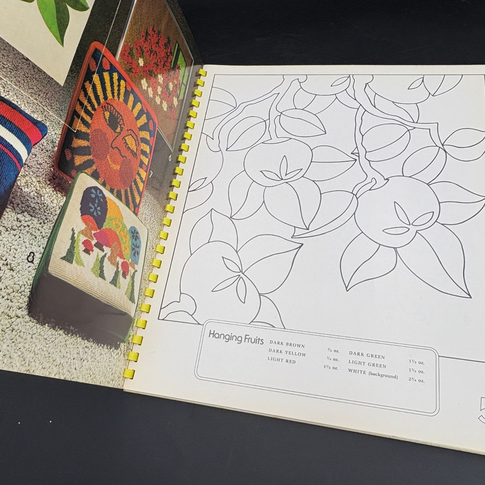 1973 Vintage Perrones Needlepoint Oversize Workbook 1st Edition Embroidery Craft