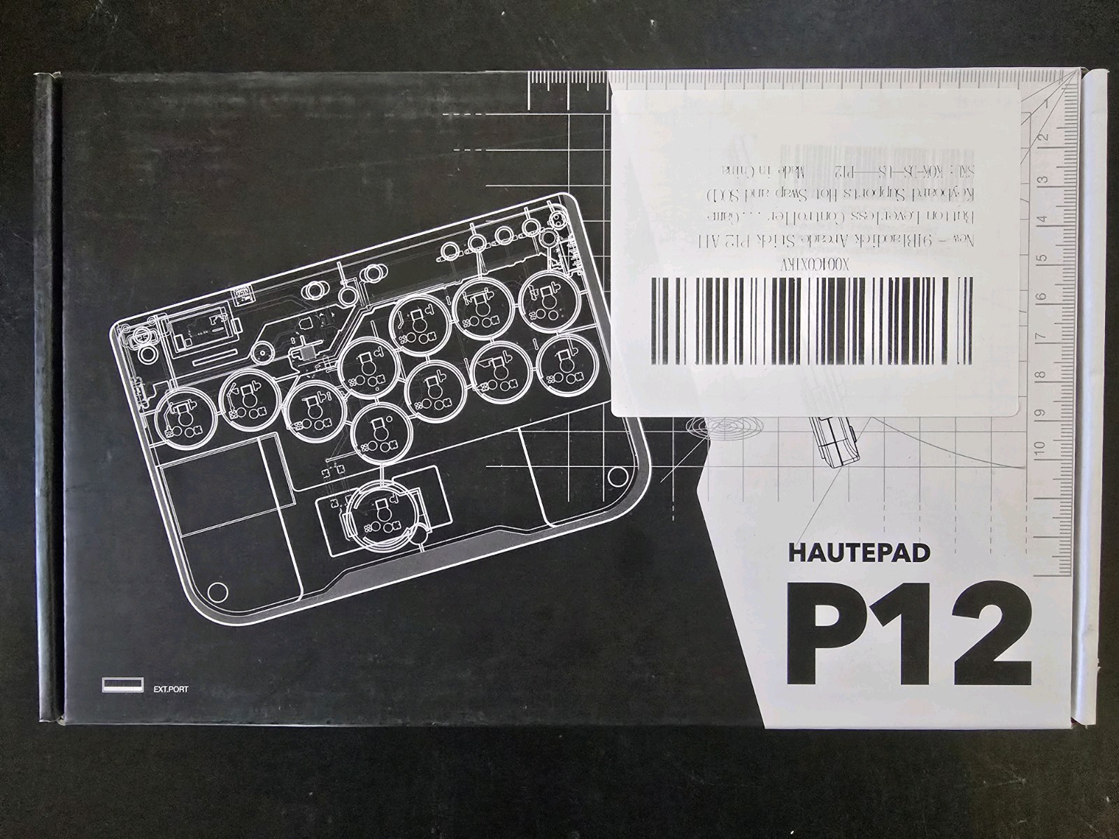 Hautepad Arcade Stick Leverless Controller-P12 Leverless Arcade Stick w/ TURBO
