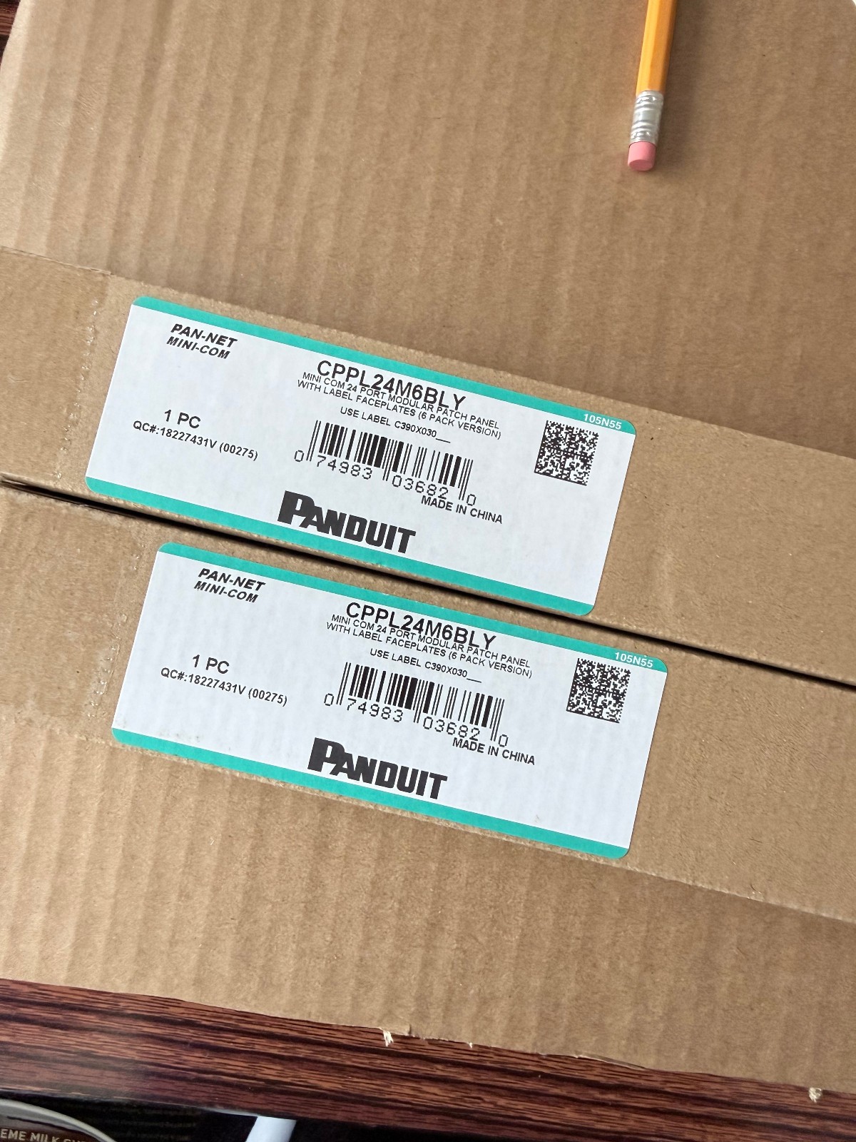 Panduit - CPPL24M6BLY - Panduit CPPL24M6BLY Modular Patch Panel - 24 Port(s)